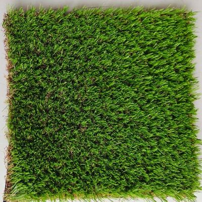 9600 Dtex 18900 Плотность УФ-устойчивость Ландшафтная искусственная трава с смешанными прямыми и изогнутыми нитями
