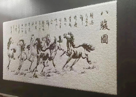 Ультрафиолетовая устойчивость Настраиваемые изображения Искусственная трава Синтетическая трава с отличной огнестойкостью